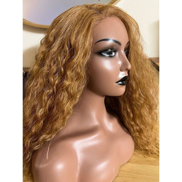 Curly lace front wig 20” main image 4